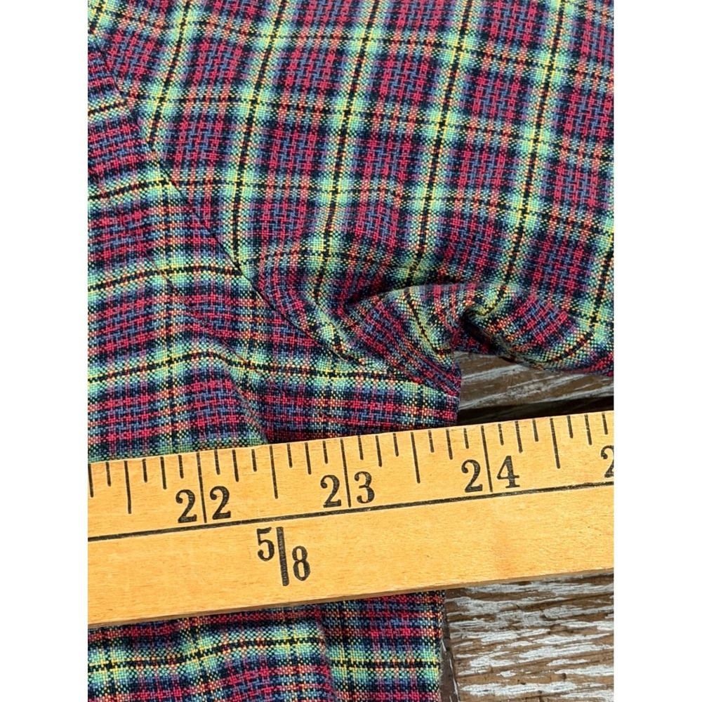 Polo Ralph Lauren Mens Large Plaid Button Down LS Shirt Red Green Blue Cotton L - Picture 3 of 6